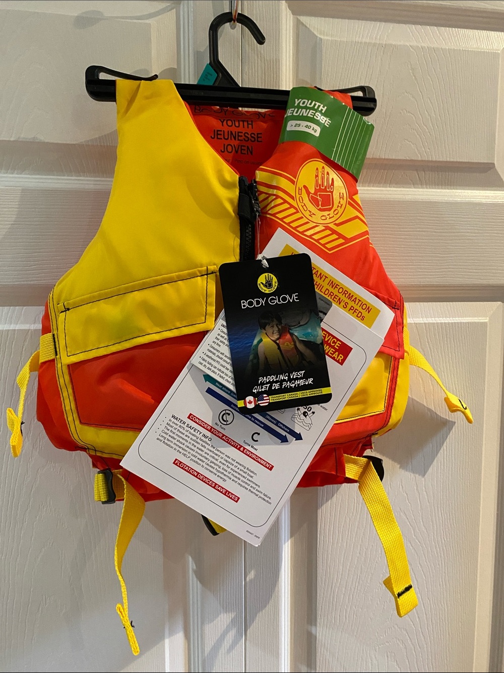 Body Glove Youth Paddling Vest Life Jacket PFD Floater 55-88 lbs Kids Boating